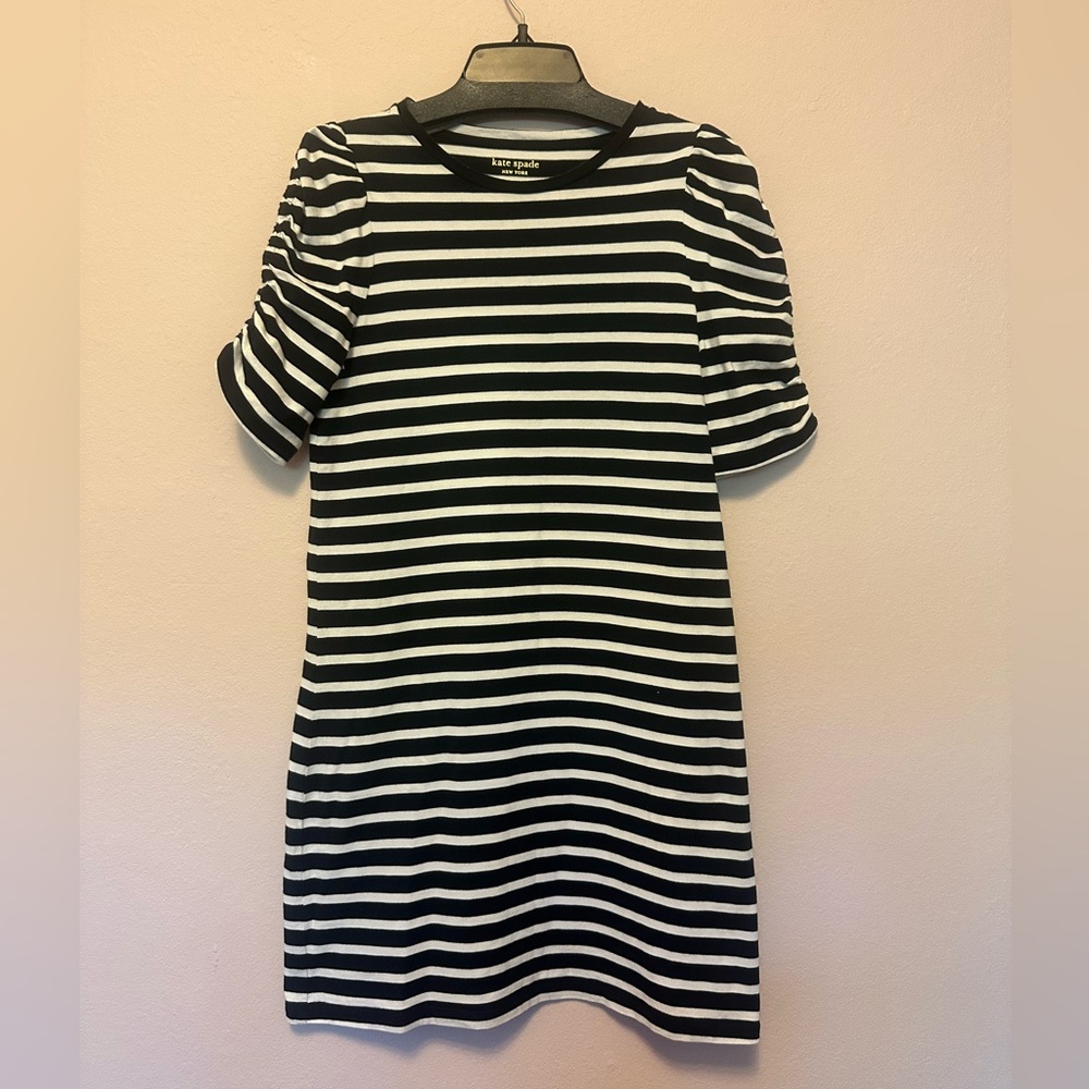 Kate Spade striped jersey mini dress, Small